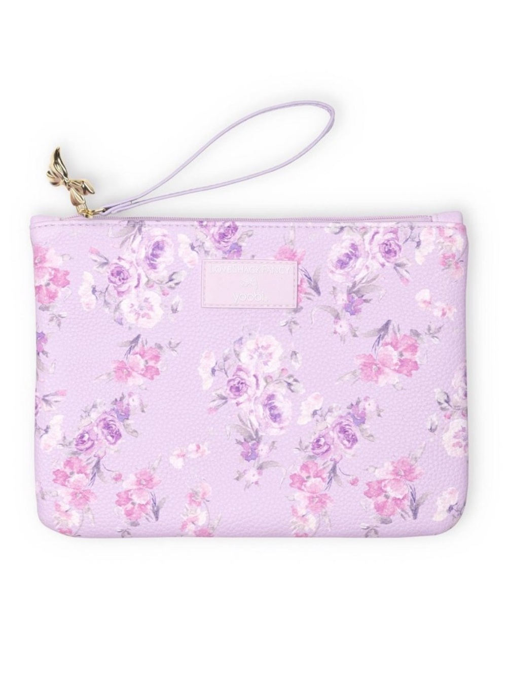LoveShackFancy Yoobi Your Happy Thoughts Accessory pencil Pouch wristlet